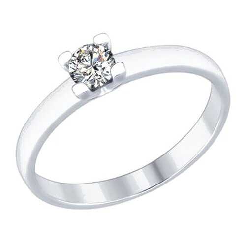 Кольцо женское SOKOLOV из серебра со Swarovski Zirconia 89010060 р.19.5 в Лав Репаблик