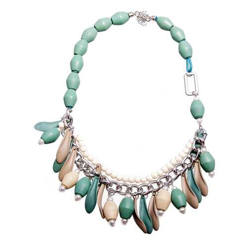 Ожерелье женское Boho Chic NC807053 зеленое/бежевое в Лав Репаблик