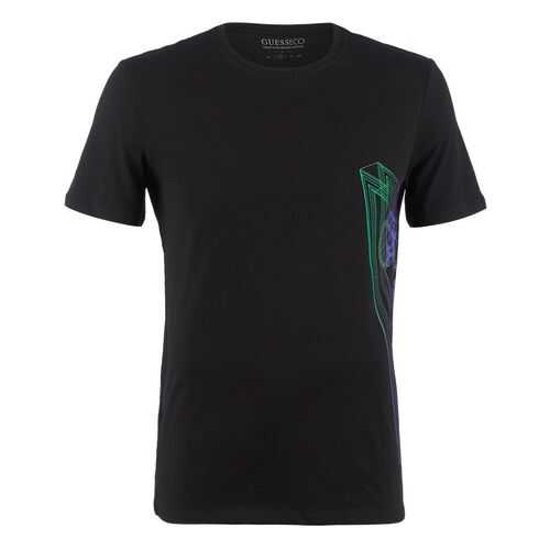 Футболка мужская Guess M0YI45-K8HM0 черная S в Лав Репаблик