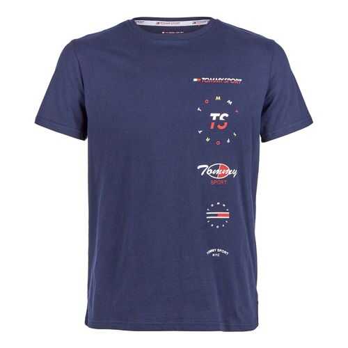Футболка мужская Tommy Sport S20S200316 CBK синяя XL в Лав Репаблик