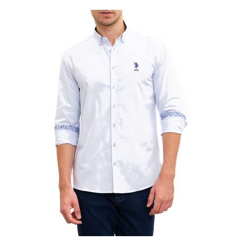 Рубашка мужская U.S. POLO Assn. G081GL0040NASKO голубая S в Лав Репаблик