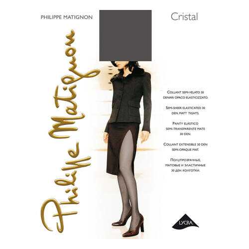 Колготки Philippe Matignon CRISTAL 30 / Anthracite (Темно-серый) / 3 (M) в Лав Репаблик