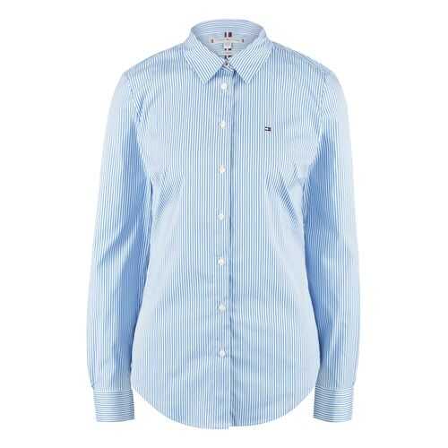 Рубашка женская Tommy Hilfiger WW0WW26608 0X2 синяя 36 US в Лав Репаблик