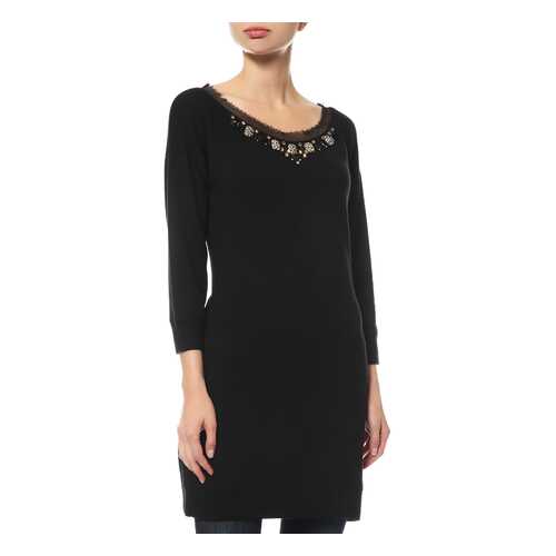 Джемпер женский Via Delle Perle 7107/136 черный 44 IT в Лав Репаблик