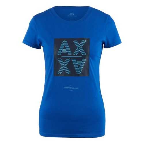 Футболка женская Armani Exchange 3HYTAQ YJ73Z синяя M в Лав Репаблик