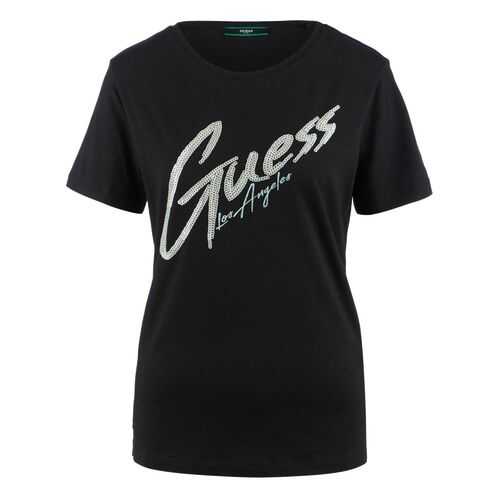 Футболка женская Guess W0YI0H-K46D1 черная L в Лав Репаблик