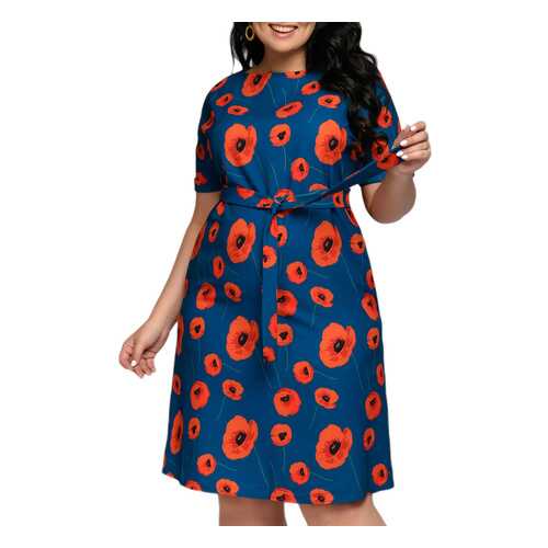 Платье женское D&M by 1001DRESS 0112001-01995TR зеленое S в Лав Репаблик